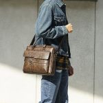 Wholesale Men'S Fashion Casual Retro Handbag Shoulder Business Briefcases Bags - Image 3