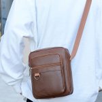 Men Casual Versatile PU Crossbody Bag - Image 2
