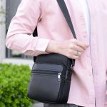 Men Fashion Business Casual Oxford Crossbody Bag - Image 3