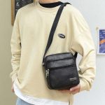 Men Casual Versatile PU Crossbody Bag - Image 2