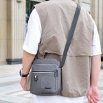 Men Fashion Casual Business Oxford Crossbody Bag - Image 4