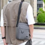 Men Fashion Casual Business Oxford Crossbody Bag - Image 3