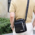 Men Commerce Casual Versatile PU Crossbody Bag - Image 3