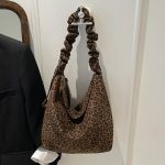 Wholesale Women Fashion Casual Leopard Print Large Capacity Shoulder Bag