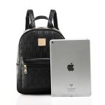 Wholesale Women Fashion Casual Solid Color Printed Bear Pendant Backpack Four-Piece Bag Set - Image 3