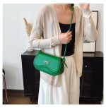 Wholesale Women Fashion Casual Solid Color Bowknot Buckle Crossbody Bag - Image 3