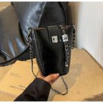 Wholesale Women Fashion Casual Simple Solid Color Bucket Crossbody Bag - Image 2
