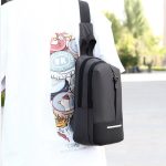 Wholesale Men Fashion Casual Oxford Cloth Large Capacity Adjustable Strap Chest Bag - Image 2