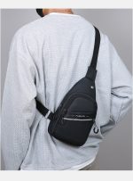 Men Fashion Casual Multi-Functional Business Chest Bag - Image 4