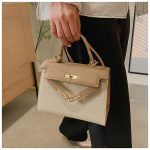 Wholesale Women Fashion Casual Color Contrast Handbag