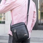 Men Fashion Casual Business PU Crossbody Bag - Image 3