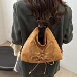 Wholesale Women Fashion Retro Casual Lace-Up Butterfly Large Capacity Backpack