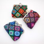 Women Fashion Abstract Art Print Retro Clip Compact Wallet - Image 6