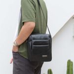 Men Fashion Casual Business PU Crossbody Bag - Image 4