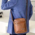 Men Casual Versatile PU Crossbody Bag - Image 4