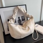 Women Fashion Casual Solid Color Large Capacity Shoulder Bag