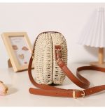 Chic Half-Moon Woven Crossbody Bag - Image 9