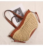 Stylish Spacious Woven Shoulder Bag - Image 10