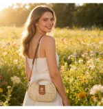 Chic Shell-Shaped Woven Crossbody Bag - Image 14