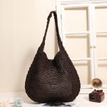 Stylish Spacious Woven Shoulder Bag - Image 4