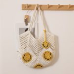 Chic Smiley Face Shoulder Bag - Image 6