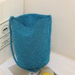 Chic Woven Bucket Bag - Image 9