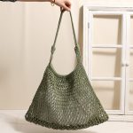 Stylish Large Woven Tote Bag - Image 3