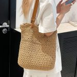 Large Woven Tote Bag for Summer Getaways - Image 4