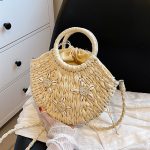 Chic Urban Minimalist Woven Bag - Image 9