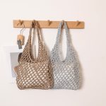 Stylish Woven Beach Bag with Shoulder Strap