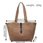 Chic Woven Shoulder Bag - Image 6