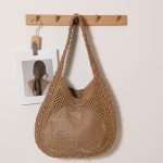 Stylish Spacious Woven Shoulder Bag - Image 6