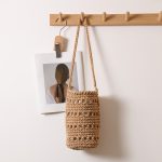 Stylish Woven Cotton Bucket Bag - Image 3