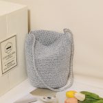 Chic Woven Bucket Bag - Image 7