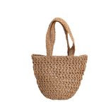 Stylish Spacious Woven Shoulder Bag - Image 5