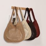 Stylish Spacious Woven Shoulder Bag