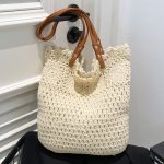 Large Woven Tote Bag for Summer Getaways