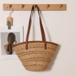 Spacious Woven Shoulder Bag - Image 6