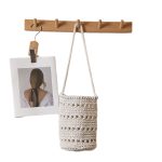 Stylish Woven Cotton Bucket Bag - Image 5