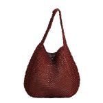 Stylish Spacious Woven Shoulder Bag - Image 5