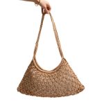 Chic Woven Cotton Shoulder Bag - Image 5