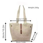 Chic Woven Shoulder Bag - Image 5