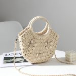 Chic Urban Minimalist Paper Grass Bag - Image 3