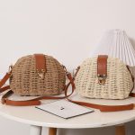 Chic Half-Moon Woven Crossbody Bag - Image 2