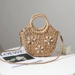 Chic Urban Minimalist Paper Grass Bag - Image 7