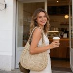Stylish Spacious Woven Shoulder Bag - Image 2