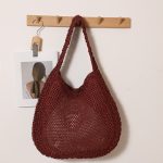 Stylish Spacious Woven Shoulder Bag - Image 9