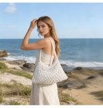 Chic Woven Cotton Shoulder Bag - Image 8