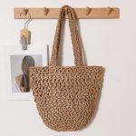 Stylish Spacious Woven Shoulder Bag - Image 7