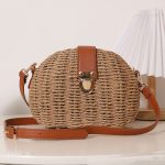 Chic Half-Moon Woven Crossbody Bag - Image 6